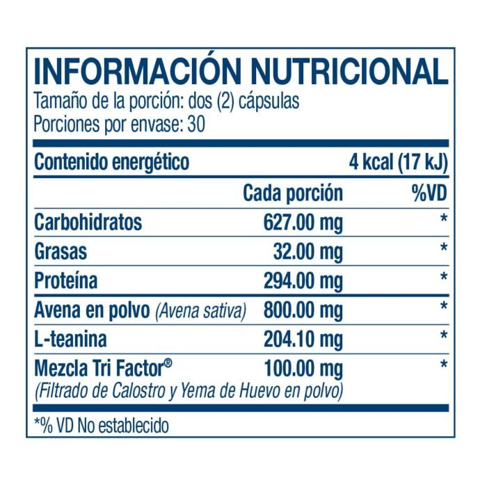 Ingredientes 4Life Transfer Factor Reflexion