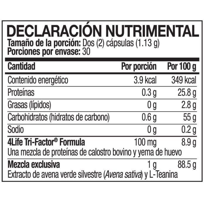 ingredientes Reflexion México