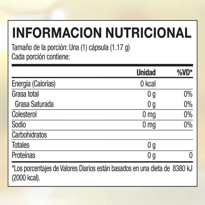 ingredientes 4life BioEFA ingredientes 4life BioEFA