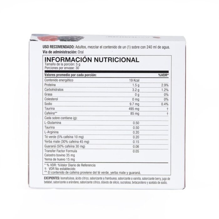 ingredientes Energy Go Stix peru