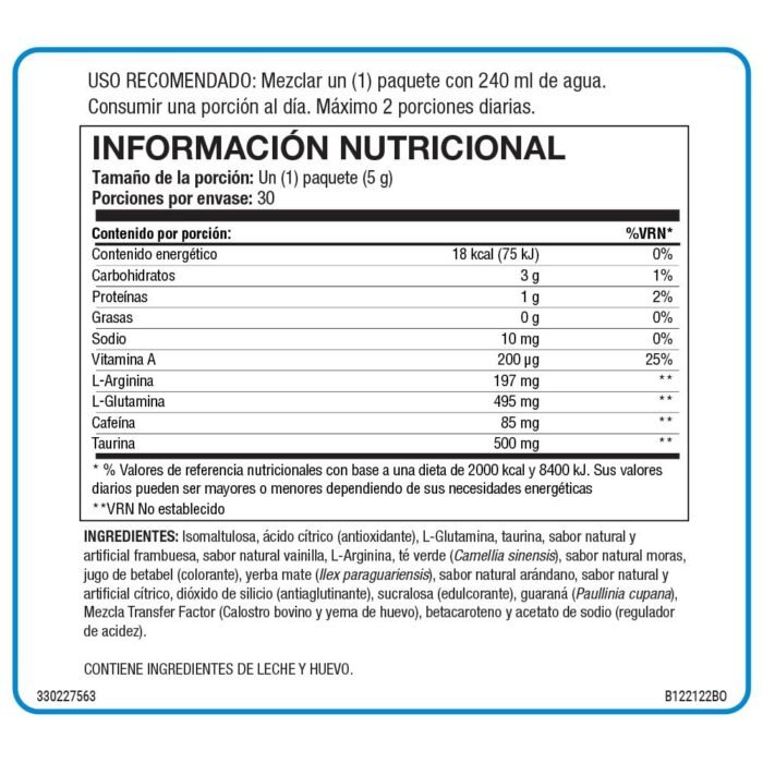 4life bolivia Energy GoStix Berry